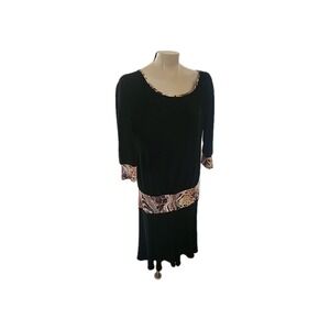LEONA EDMISTON Frock Flapper  2  Animal‎ Print Designer Luxury Formal Momcore